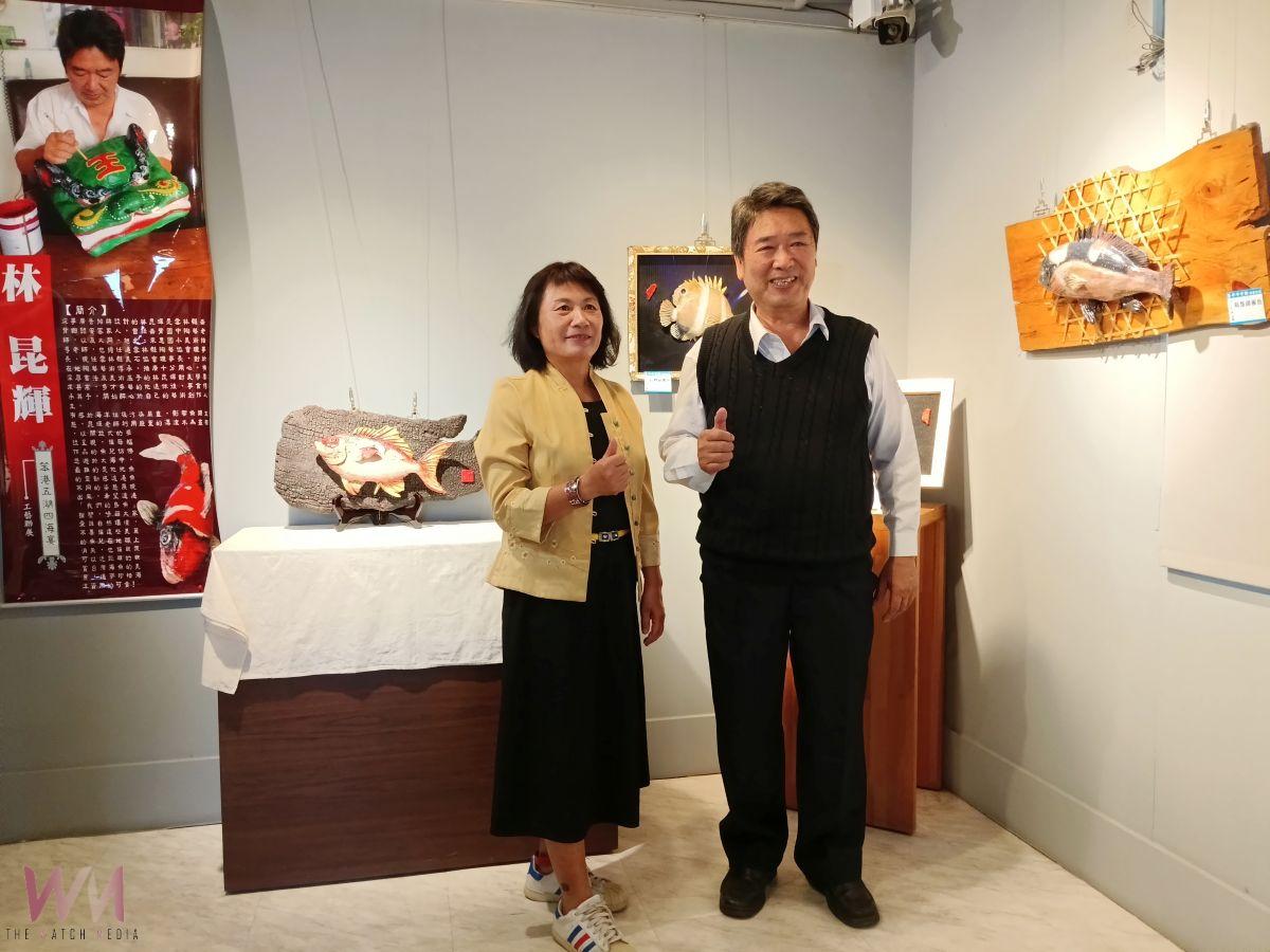 (有影片)/北港工藝坊推出林昆輝陶藝工藝展 陶魚姿態栩栩如生、再現海洋之美 - https://www.watchmedia01.com
