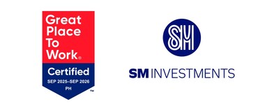 SM Investments recently earned a Great Place to Work certification for 2025 from the Great Place to Work organization. SM Investments recently earned a Great Place to Work certification for 2025 from the Great Place to Work organization.