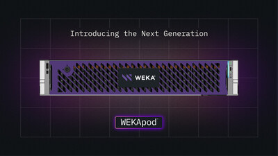 WEKA 推出新一代 WEKApod 設備，重新定義人工智能儲存經濟效益